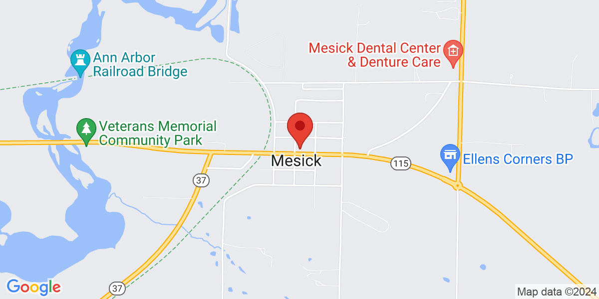 Map of Mesick Public Library